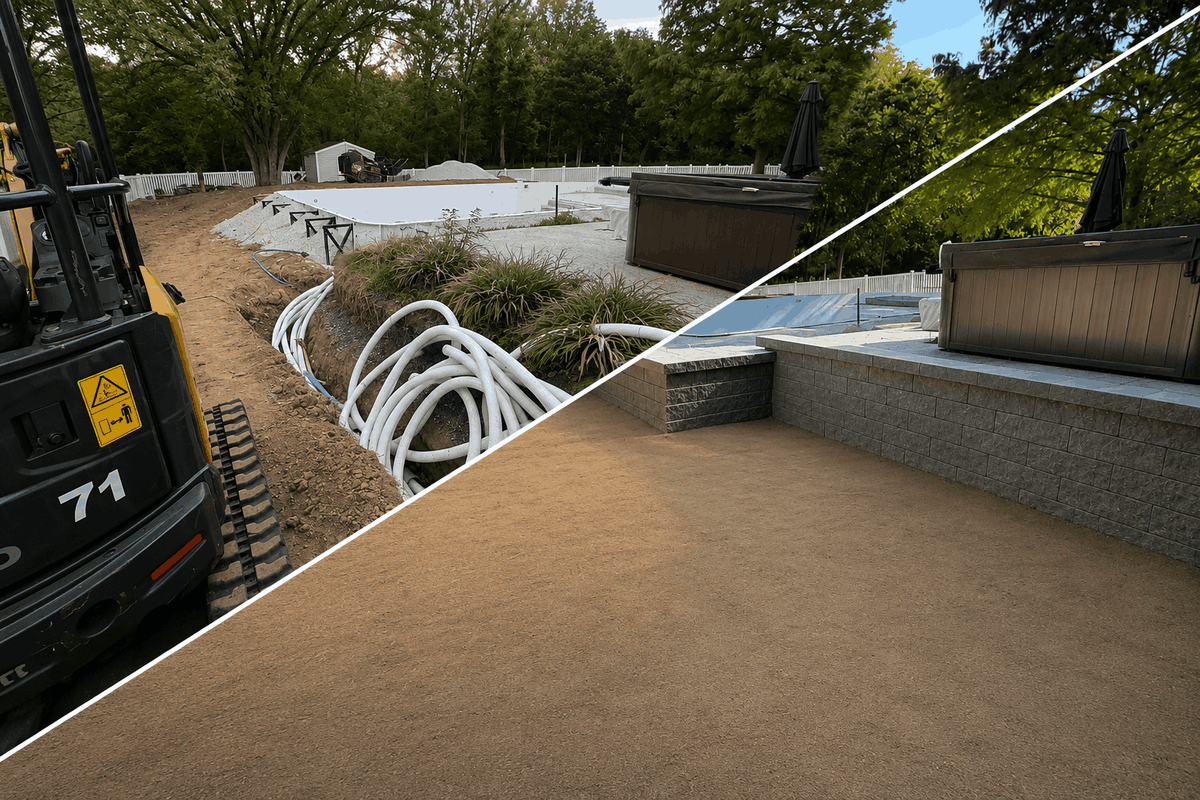 Backyard Renovation Project in Manchester, MO