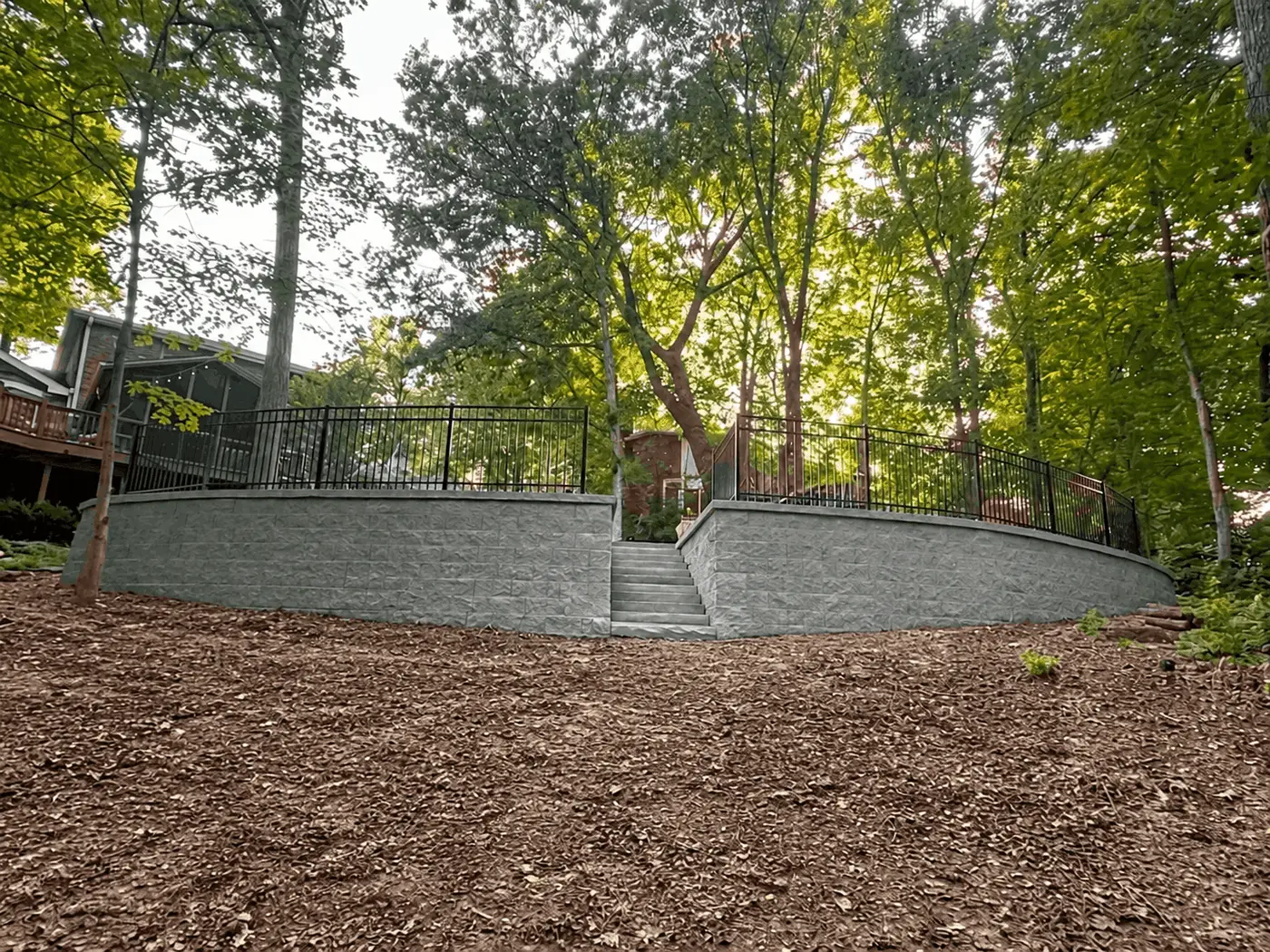 Retaining Wall Project in Oakville