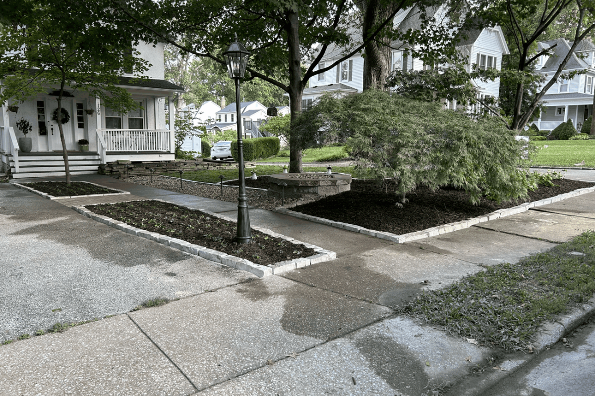 Low-Maintenance Front Yard Landscape Installation