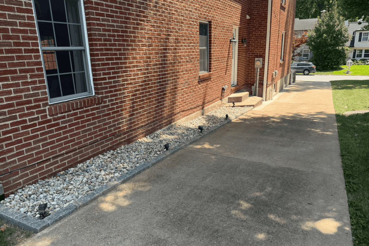 downspout to pvc drainage solution