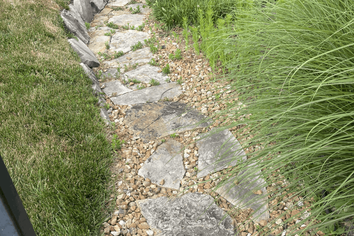 stone old walkway