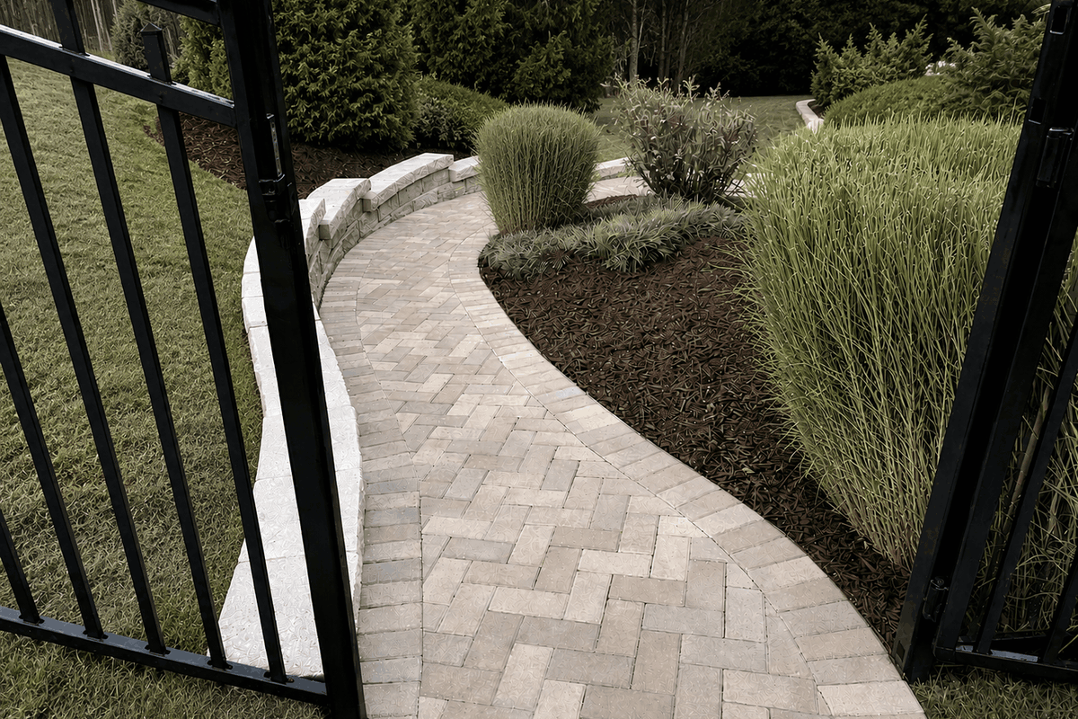 paver walkway design project in Wildwood MO